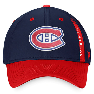 NHL®  Montreal Canadiens Fanatics StrechFit Cap - Adult - Blue with Red