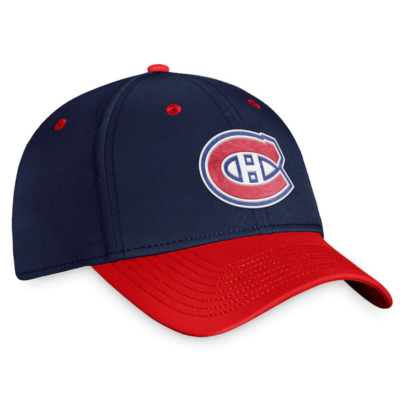 NHL®  Montreal Canadiens Fanatics StrechFit Cap - Adult - Blue with Red