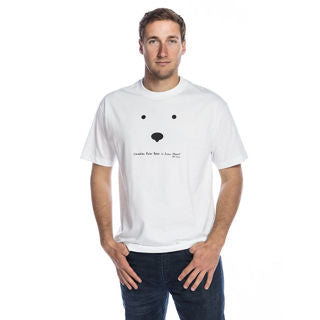 Canadian Apparel Polar Bear In Snowstorm T-shirt - Adult - White