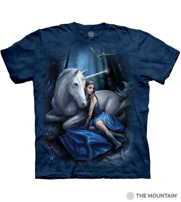 The Mountain Unicorn Unisex T-Shirt - Adult - Blue Moon