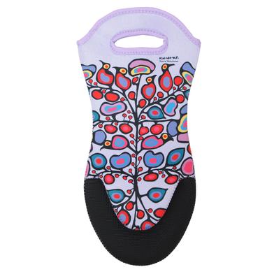 Floral Oven Mitt by Norval Morrisseau Woodland