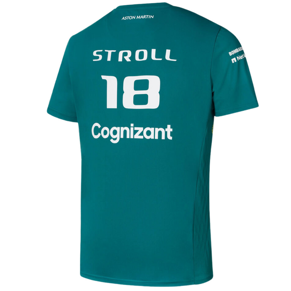 Aston Martin Cognizant Formula One Team Lance Stroll T-Shirt - Men - Green