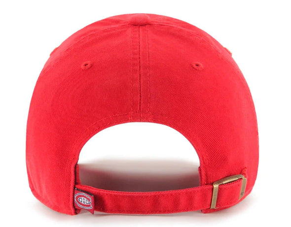 NHL Montreal Canadiens  47 Clean Up Cap - Adult - Red