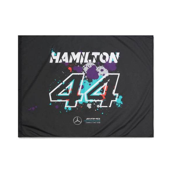 Mercedes AMG Petronas F1™ Team Lewis Hamilton Flag - Black