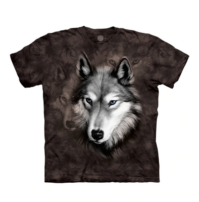 KIDS The Mountain Wolf Portrait T-Shirt - Kids - Brown