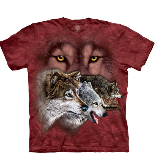 KIDS The Mountain T-Shirt Find 9 Wolves