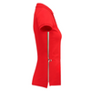 Scuderia Ferrari Button Up Collar Polo - Women - Red
