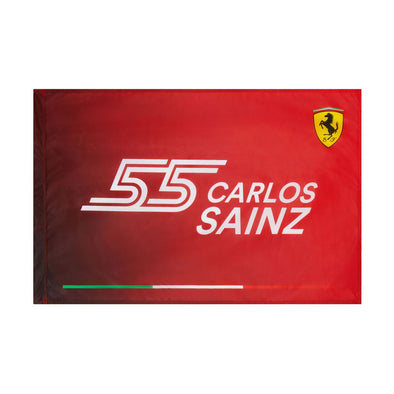 Scuderia Ferrari F1™ Team Carlos Sainz #55 Flag - Red