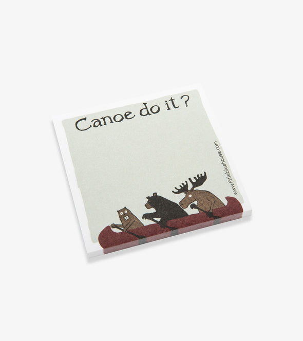 Canadian Apparel Canoe Do It Sticky Notes - White